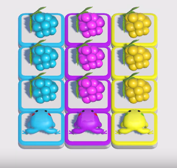Frog Feed Order Puzzle Game